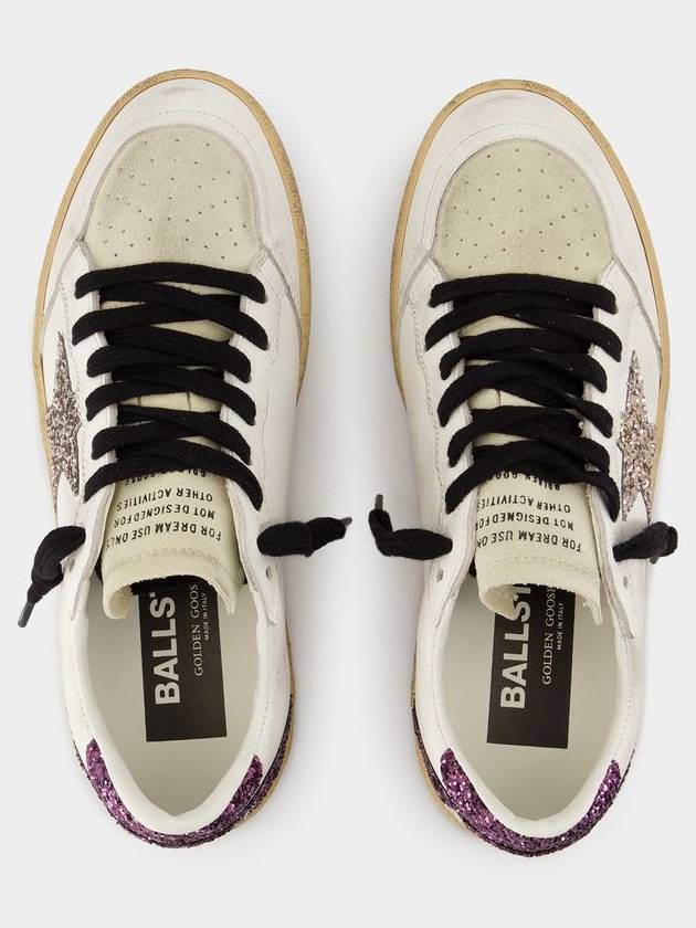 Deluxe Brand Ball Star Lace-Up Low Top Sneakers White - GOLDEN GOOSE - BALAAN 5