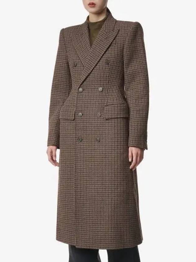 Wool Double Coat Brown - BALENCIAGA - BALAAN 2