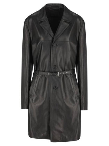 Prada Coats Black - PRADA - BALAAN 1