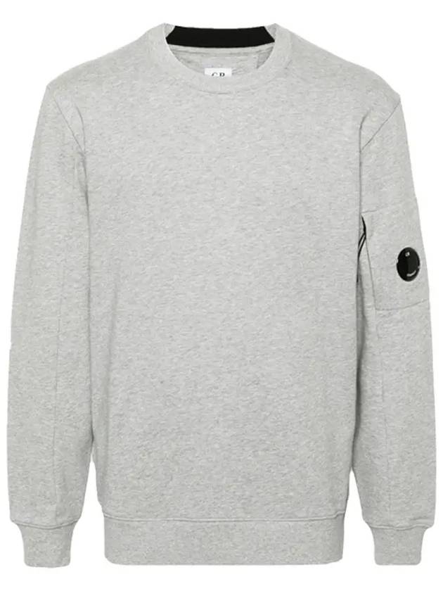 Diagonal Raised Fleece Sweatshirt Grey - CP COMPANY - BALAAN 3