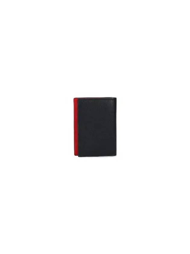 Sifnos Classic Card Wallet Black Red - CHRISTIAN LOUBOUTIN - BALAAN 4