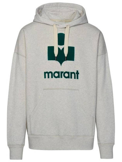 Miley Logo Cotton Hoodie Beige - ISABEL MARANT - BALAAN 2