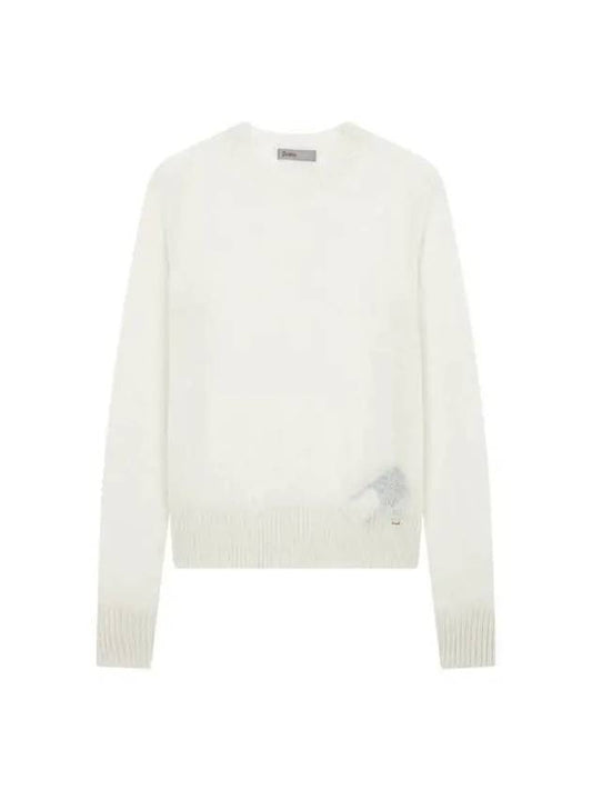 Women s Cashmere Long Sleeve Knit Ivory 271504 - HERNO - BALAAN 1