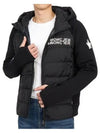 Grenoble Hooded Padded Cardigan Black - MONCLER - BALAAN 4