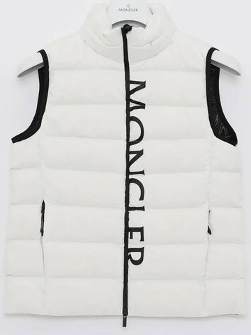 CENIS English logo padded vest women s jacket 1A00036 53333 042 - MONCLER - BALAAN 1