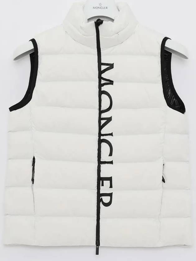 CENIS English logo padded vest women s jacket 1A00036 53333 042 - MONCLER - BALAAN 3