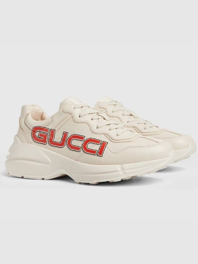 Rhyton Low Top Sneakers Ivory - GUCCI - BALAAN 3