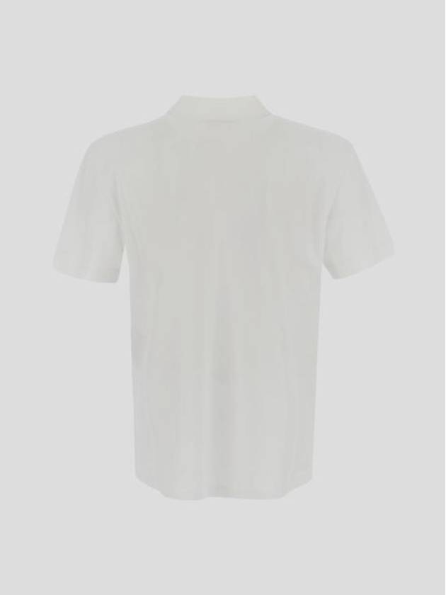 Skull Patch Short Sleeve Polo Shirt White - ALEXANDER MCQUEEN - BALAAN 3