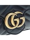 GG Marmont Matelasse Leather Super Mini Bag Black - GUCCI - BALAAN 6