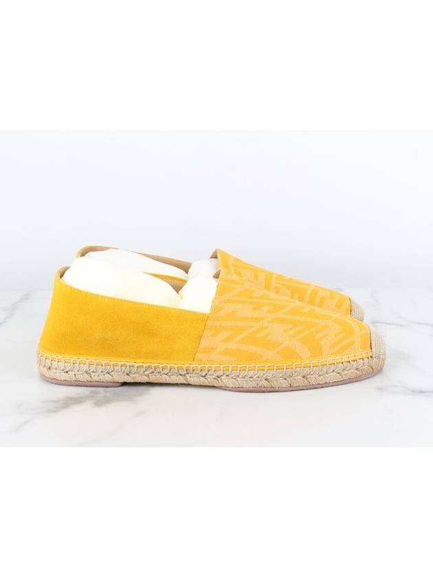 FF fabric espadrille yellow 9 280 - FENDI - BALAAN 6