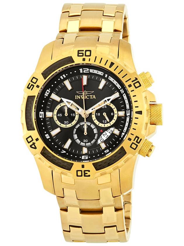 Invicta Pro Diver Chronograph Black Dial Men's Watch 24855 - INVICTA - BALAAN 1