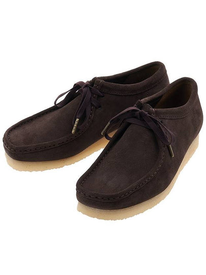 Wallabee Suede Loafers Dark Brown - CLARKS - BALAAN 2