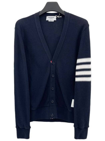 Armband raschel stitch cardigan MJT306A 415 - THOM BROWNE - BALAAN 1