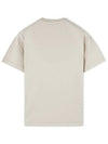 Logo Patch Cotton Short Sleeve T-Shirt Dove Grey - STONE ISLAND - BALAAN 3