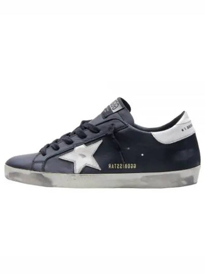 Superstar Leather Low Top Sneakers Black - GOLDEN GOOSE - BALAAN 2