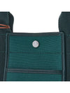 Small Twill Tory Tote Bag Green - TORY BURCH - BALAAN 8