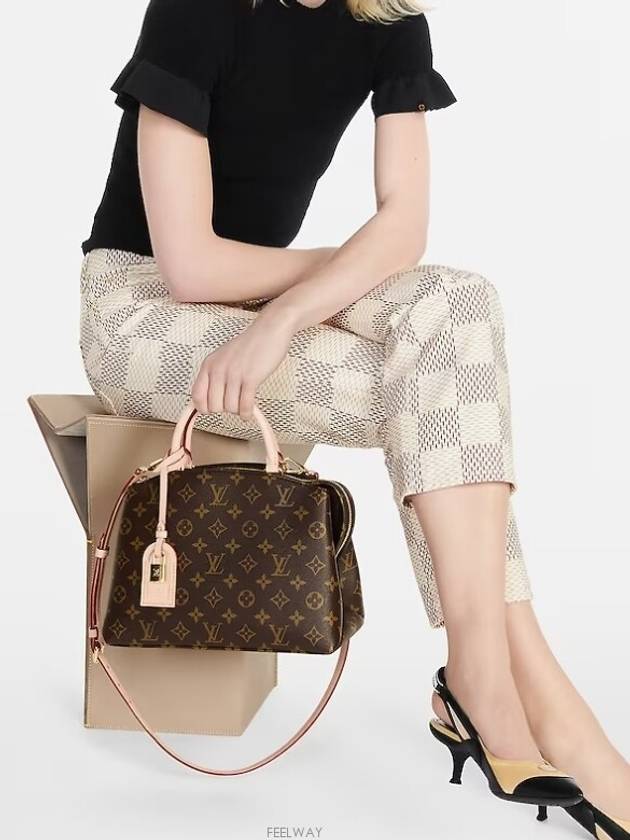 Monogram Petit Palais Tote Bag Brown - LOUIS VUITTON - BALAAN 8