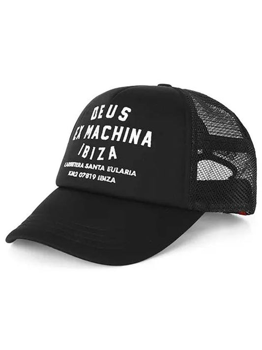 DMP207584 BLK Ibiza Address Trucker Men's Ball Cap - DEUS EX MACHINA - BALAAN 1