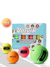 All New Toon Wide 2 Piece Golf Ball Rainbow - VOLVIK - BALAAN 2