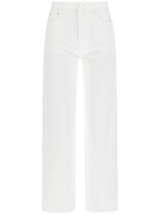 Women's Twisted Seam Straight Jeans Off-White - TOTEME - BALAAN 2