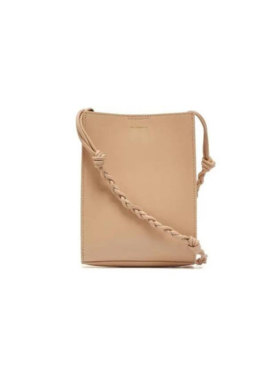 Tangle Smooth Leather Small Cross Bag Beige - JIL SANDER - BALAAN 2