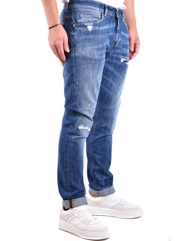 Denim Straight Pants UP232 DS0107U GF9 DU800 BLUE - DONDUP - BALAAN 4