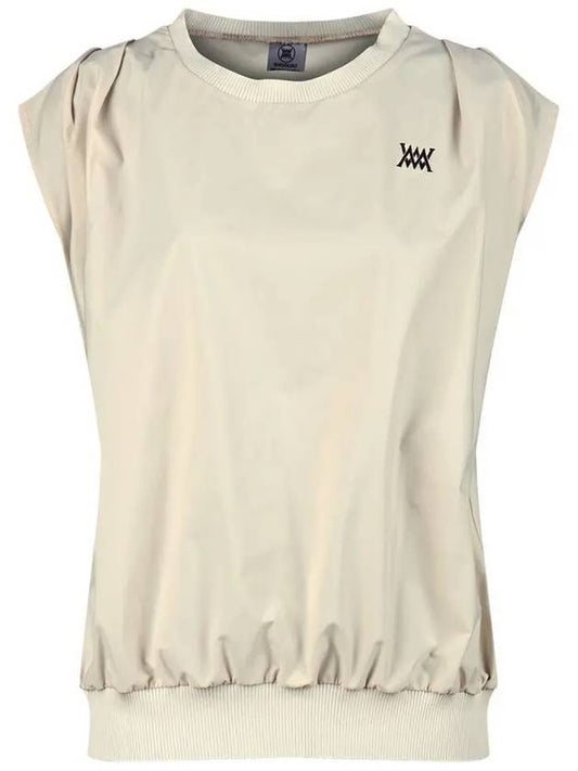 Women s Round Neck Shoulder Shirring Vest MW4M524W - LUX GOLF - BALAAN 2