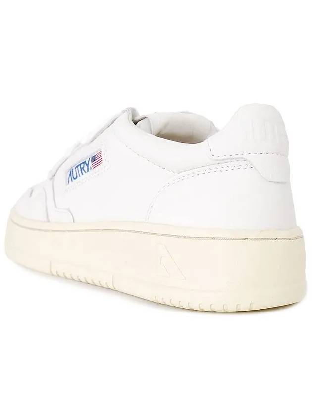 Medalist Goatskin Low Top Sneakers White - AUTRY - BALAAN 3