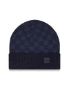 Men's Neo Petit Damier Beanie Navy - LOUIS VUITTON - BALAAN 1