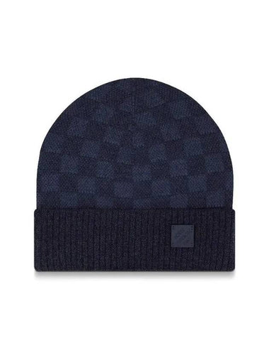 Men's Neo Petit Damier Beanie Navy - LOUIS VUITTON - BALAAN 1