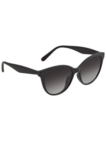 Round Gradient Cat-Eye Sunglasses Black - SALVATORE FERRAGAMO - BALAAN 1