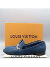 Smith Market Used Luxury Blue Loafers Women s Shoes - LOUIS VUITTON - BALAAN 1