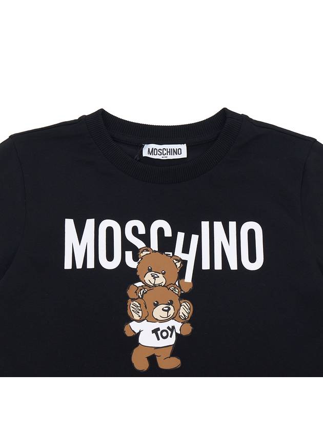 Kids short sleeved t shirt HVM04K LAA01 60100 Adults can wear - MOSCHINO - BALAAN 3