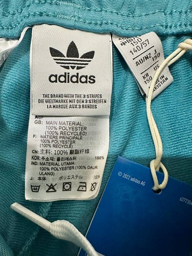 Kids Track Pants IJ9710 Light Sea Green - ADIDAS - BALAAN 5