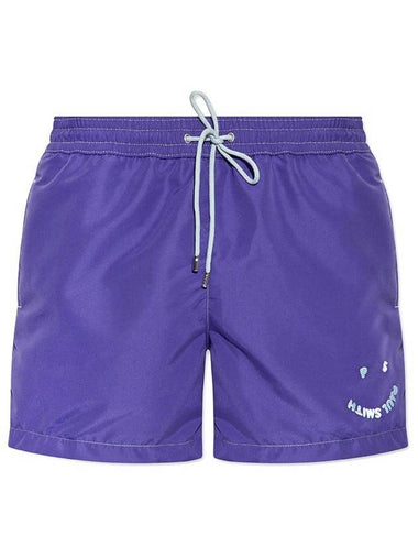 Happy Face Swim Shorts Purple - PAUL SMITH - BALAAN 1