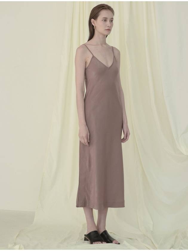 slip dress camel - IMIRK - BALAAN 2