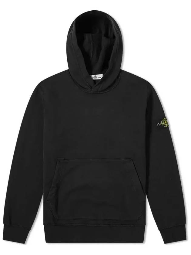 12th Anniversary Kids Waffen Hoodie Black 741661640 V0029 - STONE ISLAND - BALAAN 1