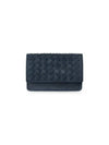 Intrecciato Flap Business Card Wallet Navy - BOTTEGA VENETA - BALAAN 2