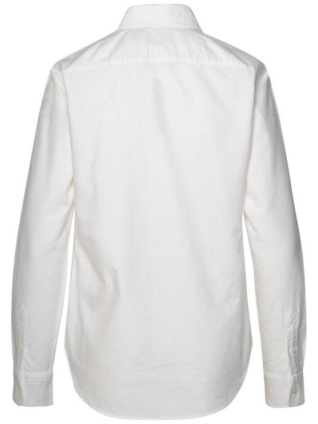 Pony Classic Fit Long Sleeve Shirt White - POLO RALPH LAUREN - BALAAN 4