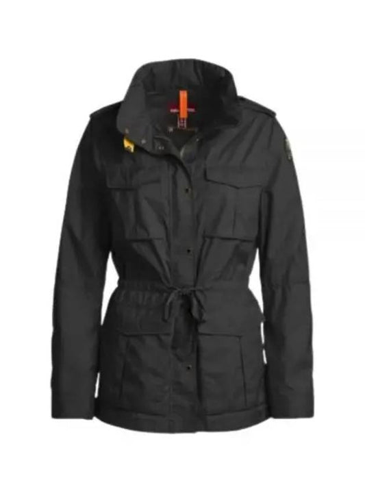 Women's Dulcie Snap Button Cuff Zip-Up Jacket Black - PARAJUMPERS - BALAAN 1