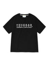 Standard Logo TeeBlack Unisex Logo Short Sleeve T-Shirt Black - PHOS333 - BALAAN 2