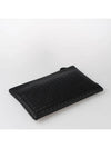 Intrecciato Clutch Bag Black - BOTTEGA VENETA - BALAAN 3