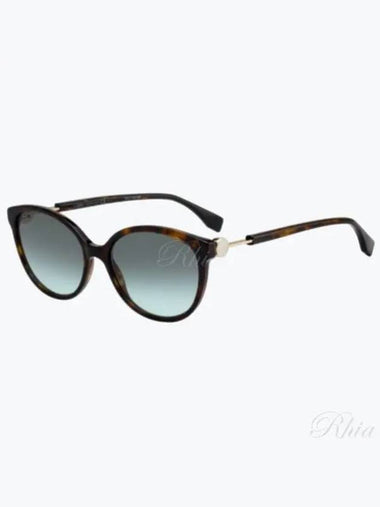 Modern Cat Eye Sunglasses FF0373 S086 DKHAVANA - FENDI - BALAAN 1