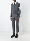 Men's Diagonal Classic Cashmere Cardigan Mid Grey - THOM BROWNE - BALAAN 3