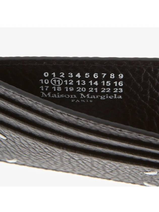 Stitch Card Wallet Black - MAISON MARGIELA - BALAAN 4