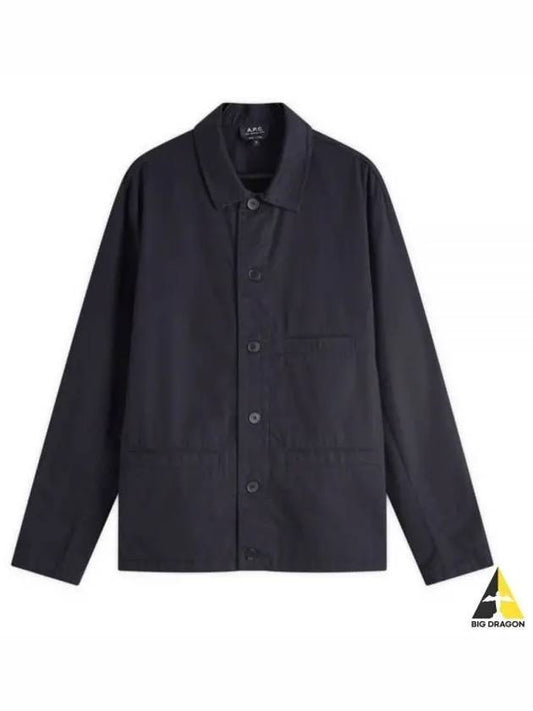 Vianney Shirt Jacket Navy - A.P.C. - BALAAN 2