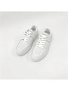 Men's Lace Up Calfskin Low-Top Sneakers Optic White - CELINE - BALAAN 7