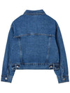 Women's square pocket washed denim jacket blue GB1 WDJK 51 BLU - THE GREEN LAB - BALAAN 2