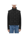 Intrecciato Tech Nylon Vest Black - BOTTEGA VENETA - BALAAN 1