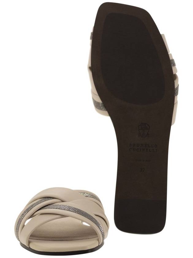 Sandals MZSKC2636 CQF25 Yellow Cream - BRUNELLO CUCINELLI - BALAAN 6